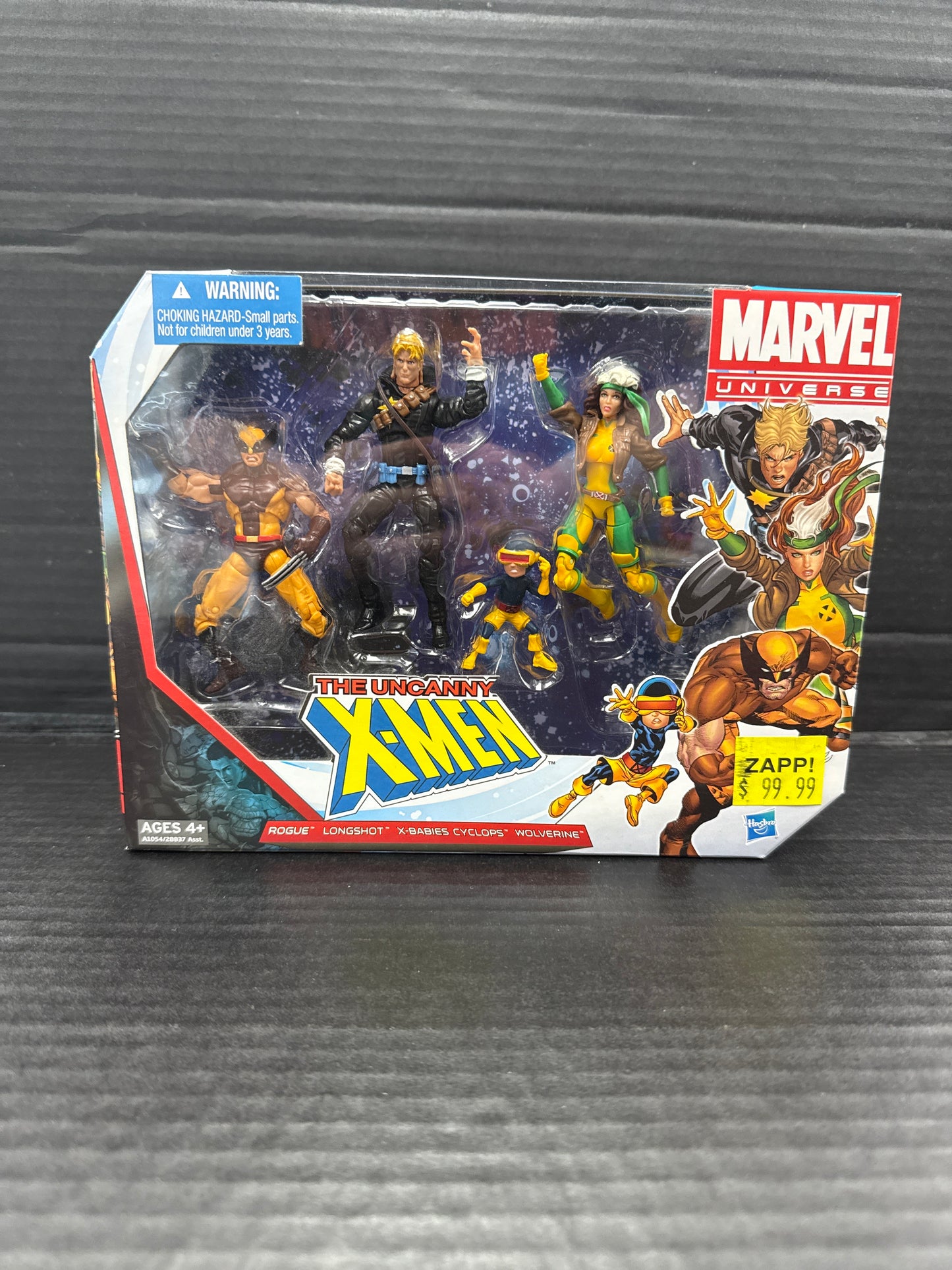 Marvel Universe 3.75 Uncanny X-Men 4 Pack (Rogue,Longshot,X-Babies Cyclops,Wolverine)