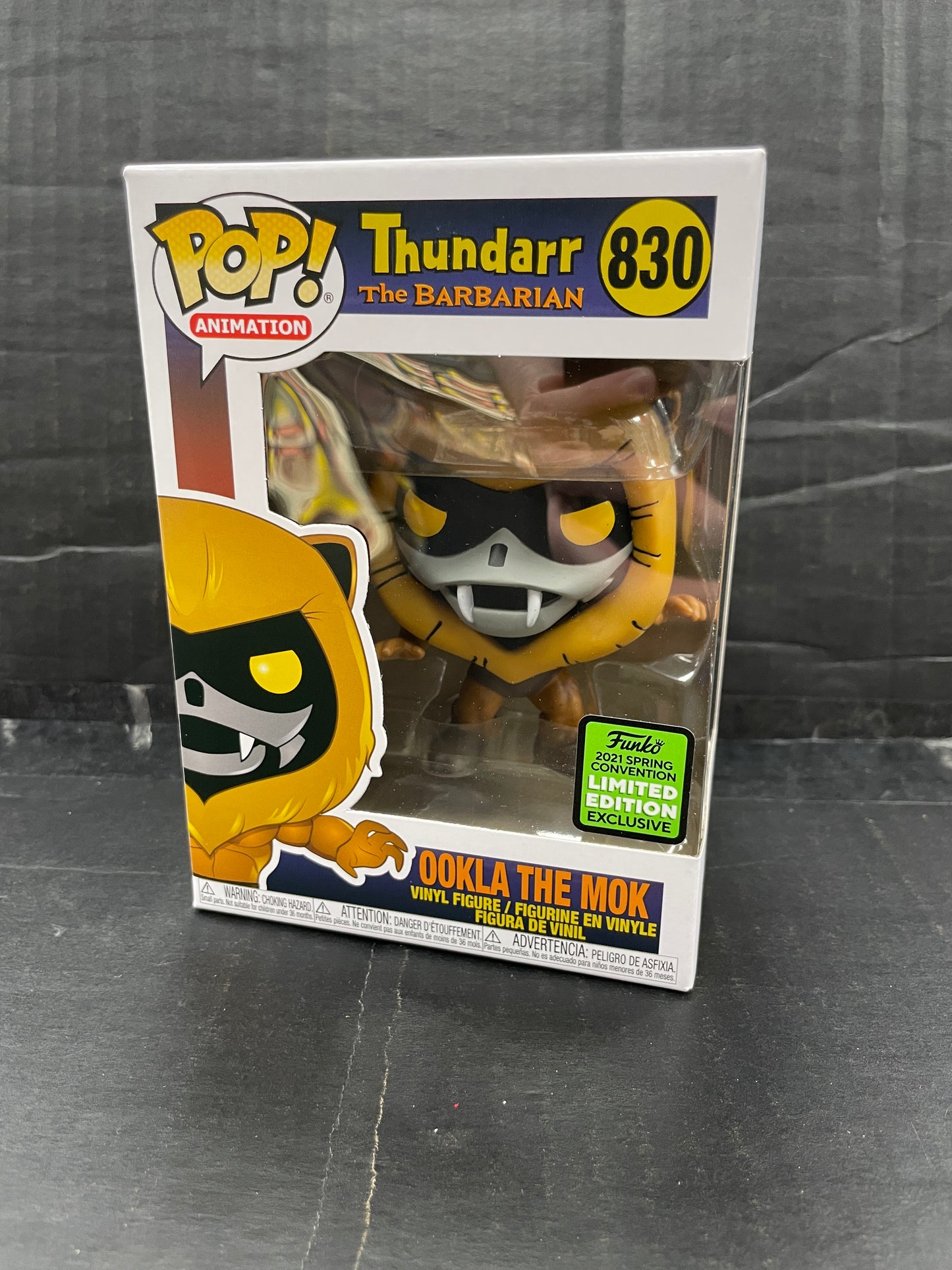 Funko Pop! Animation Thundarr The Barbarian Ookla The Mok 2021 Spring Convention Exclusive (Grade A)