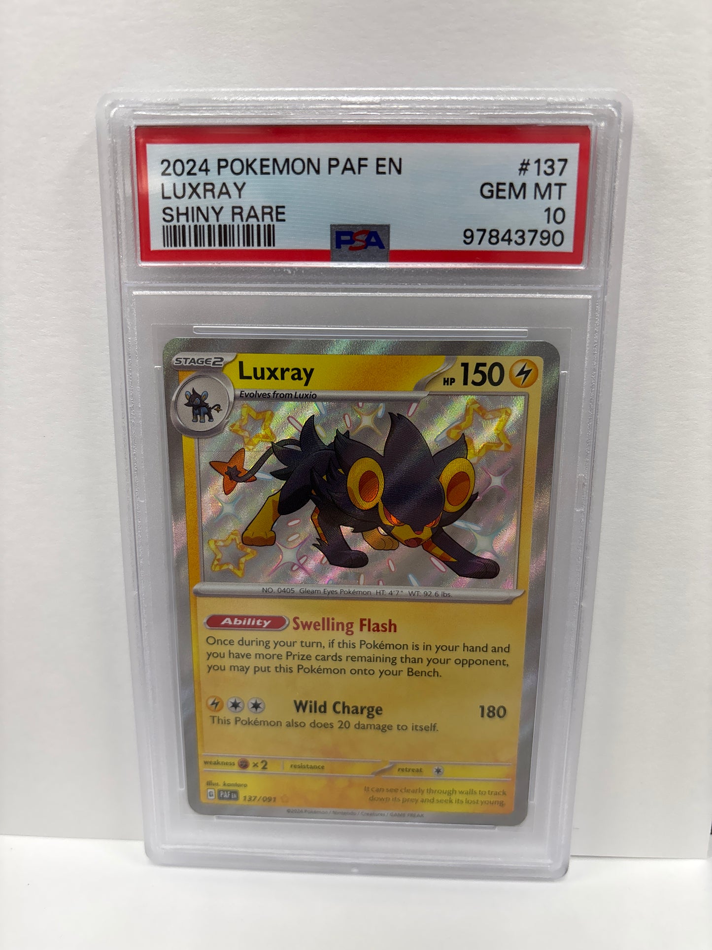 Pokemon Luxray 137/091 PSA 10