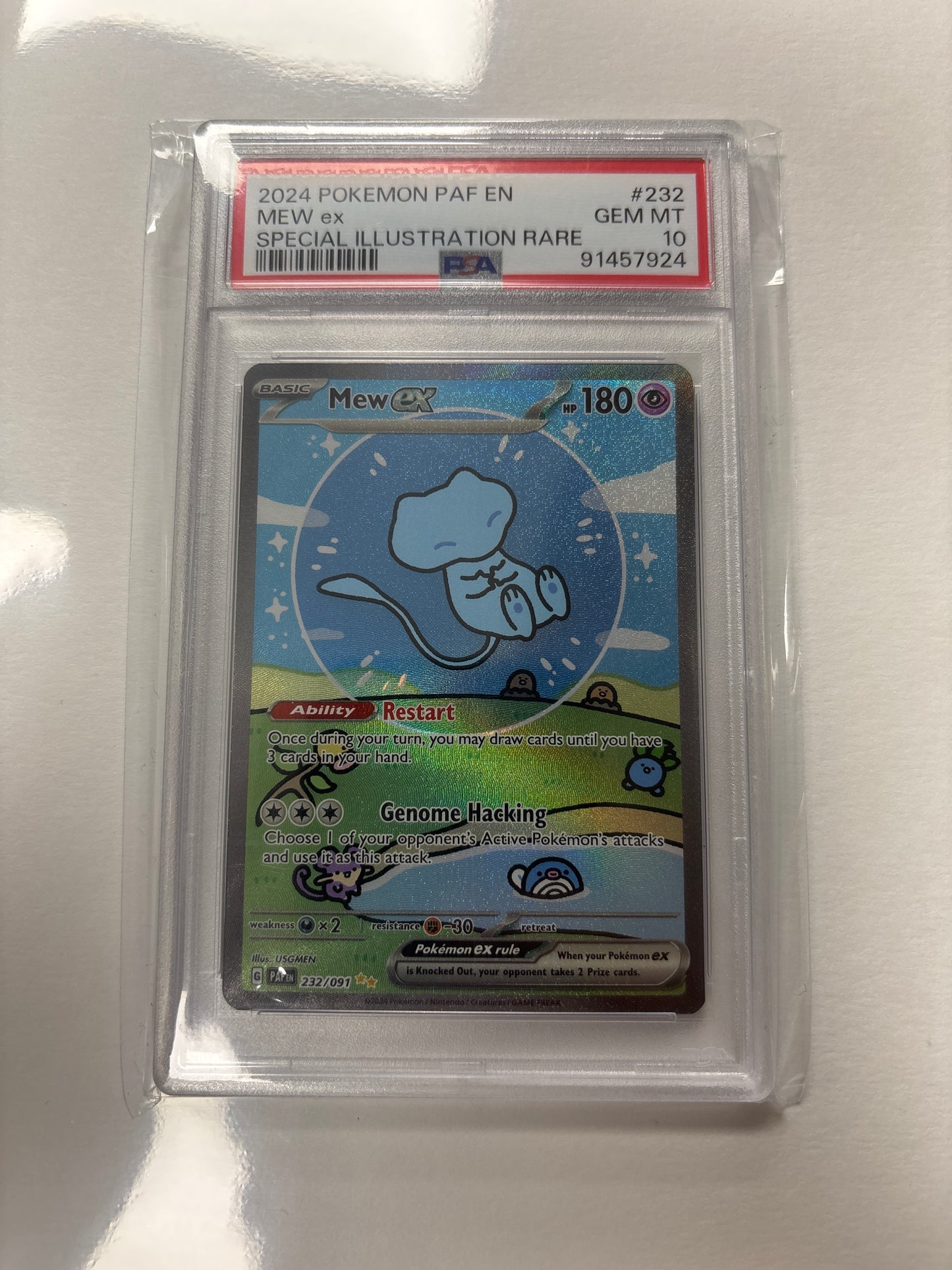 Pokemon Mew ex 232/091 PSA 10