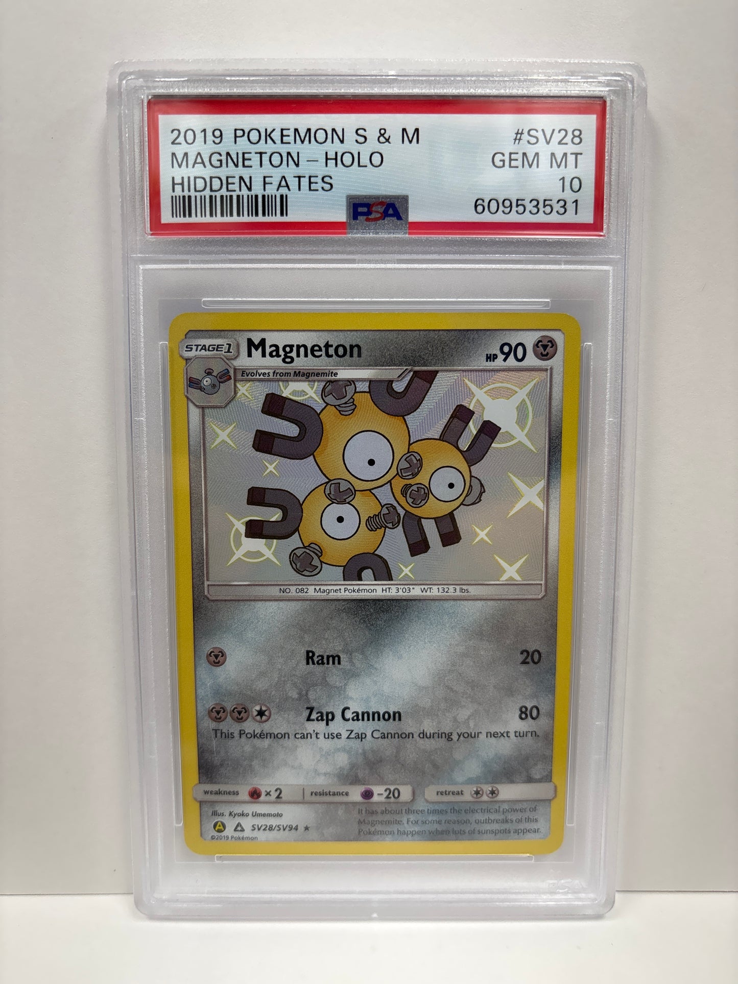 Pokemon Magneton SV28/SV94 PSA 10