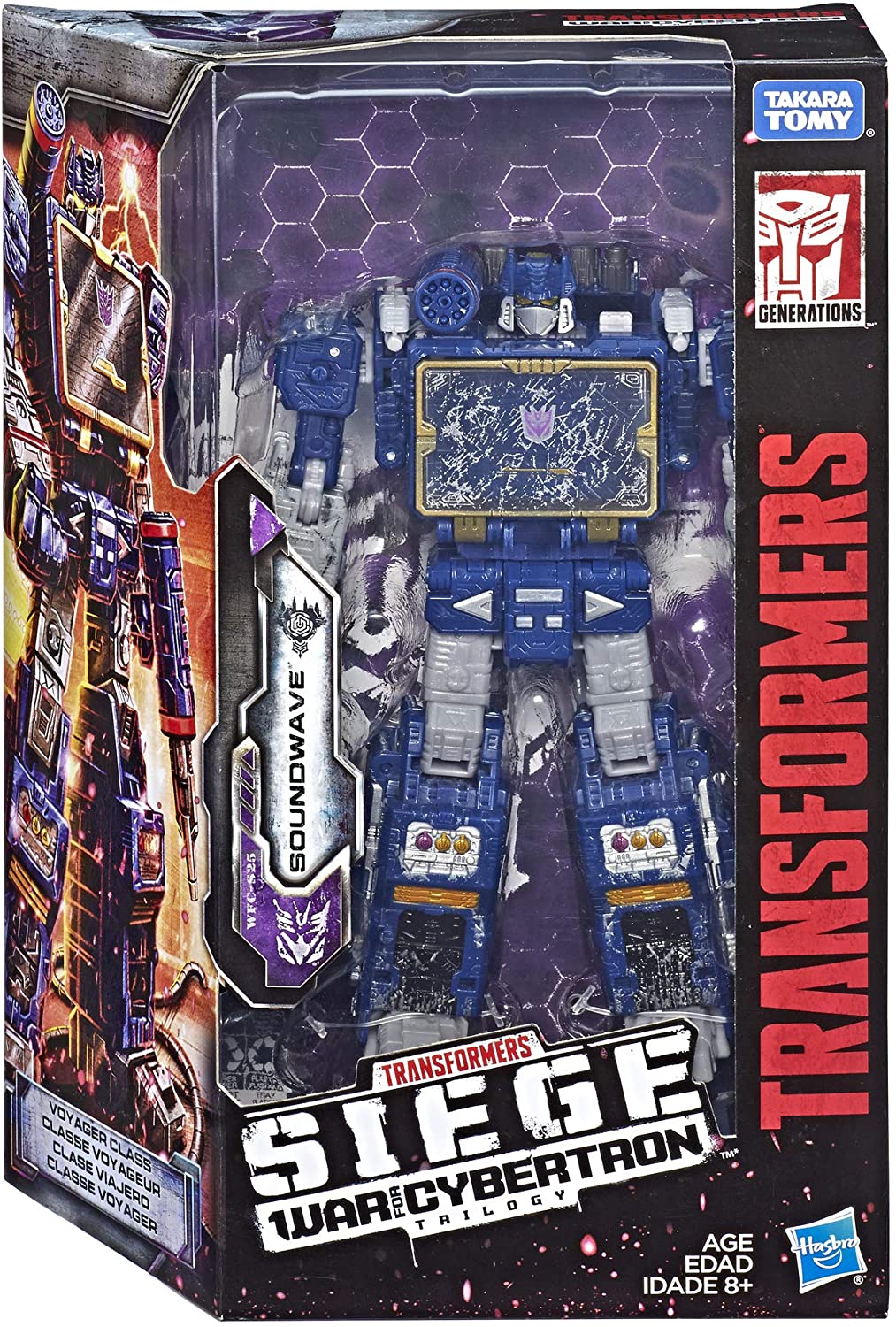 Transformers Siege War for Cybertron Trilogy Voyager Class Soundwave