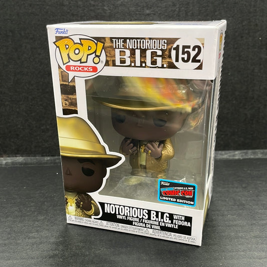 Funko Pop! Notorious B.I.G. with Fedora NYCC 2022 (Grade A)
