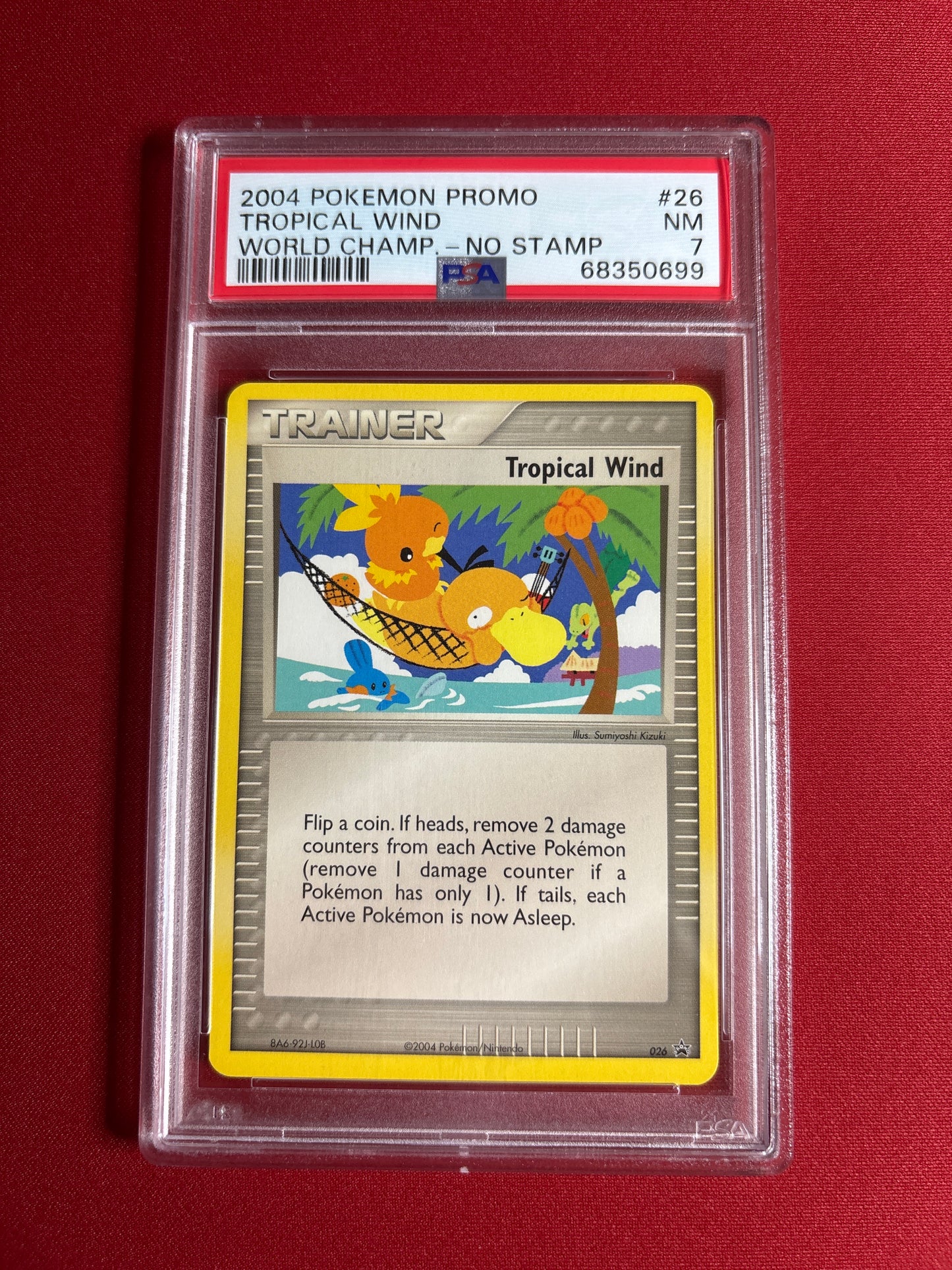 Pokemon Tropical Wind 026 No Stamp PSA 7