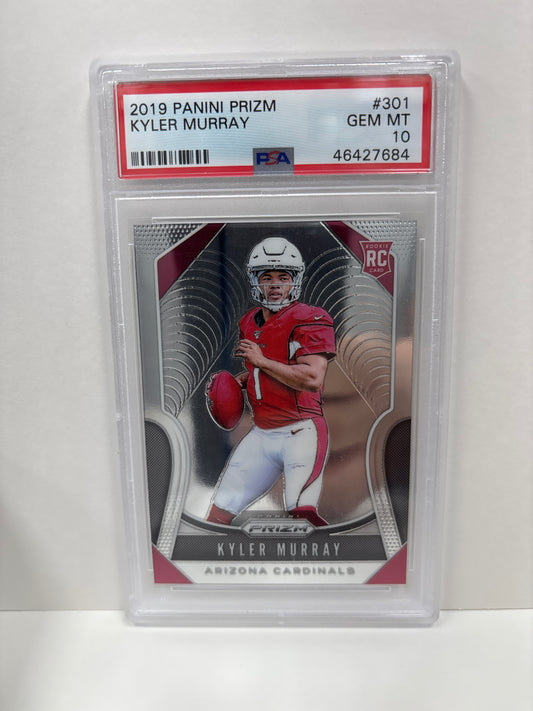 2019 Panini Prizm Kyler Murray #301 PSA 10