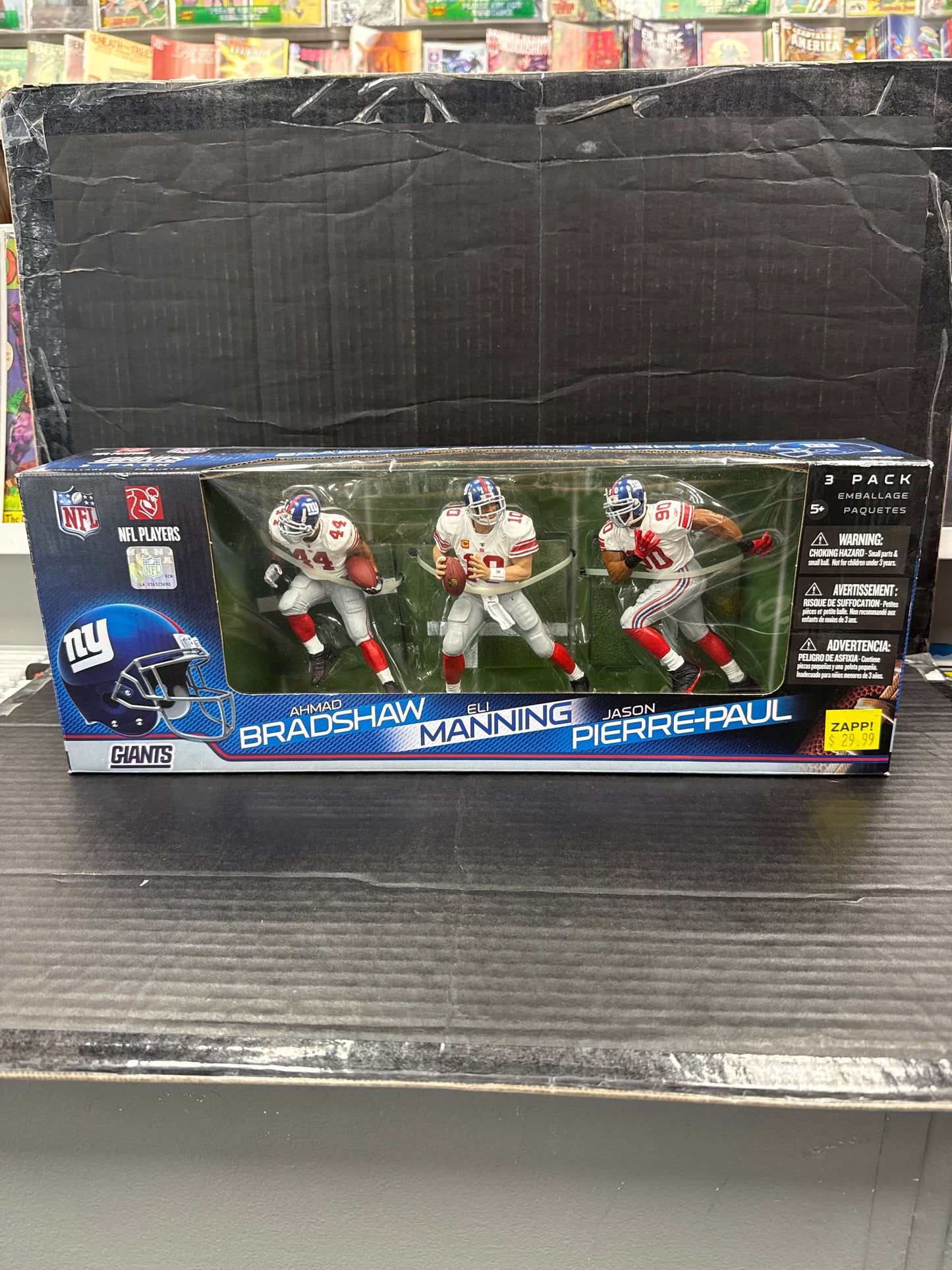 McFarlane NFL Giants Ahmad Bradshaw Eli Manning Jason Pierre-Paul