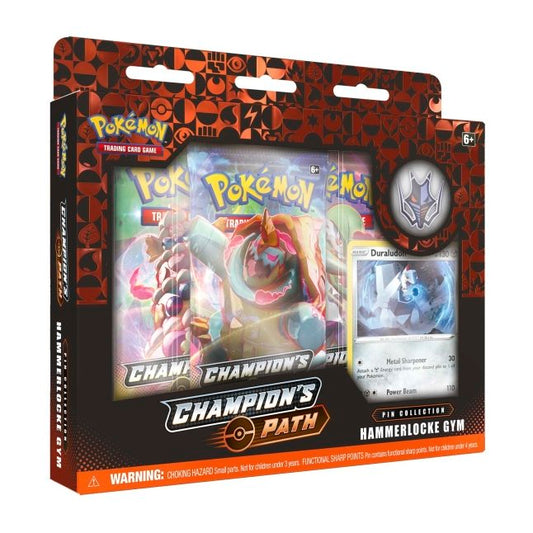 Pokemon Champion's Path Pin Collection Box Hammerlocke Gym
