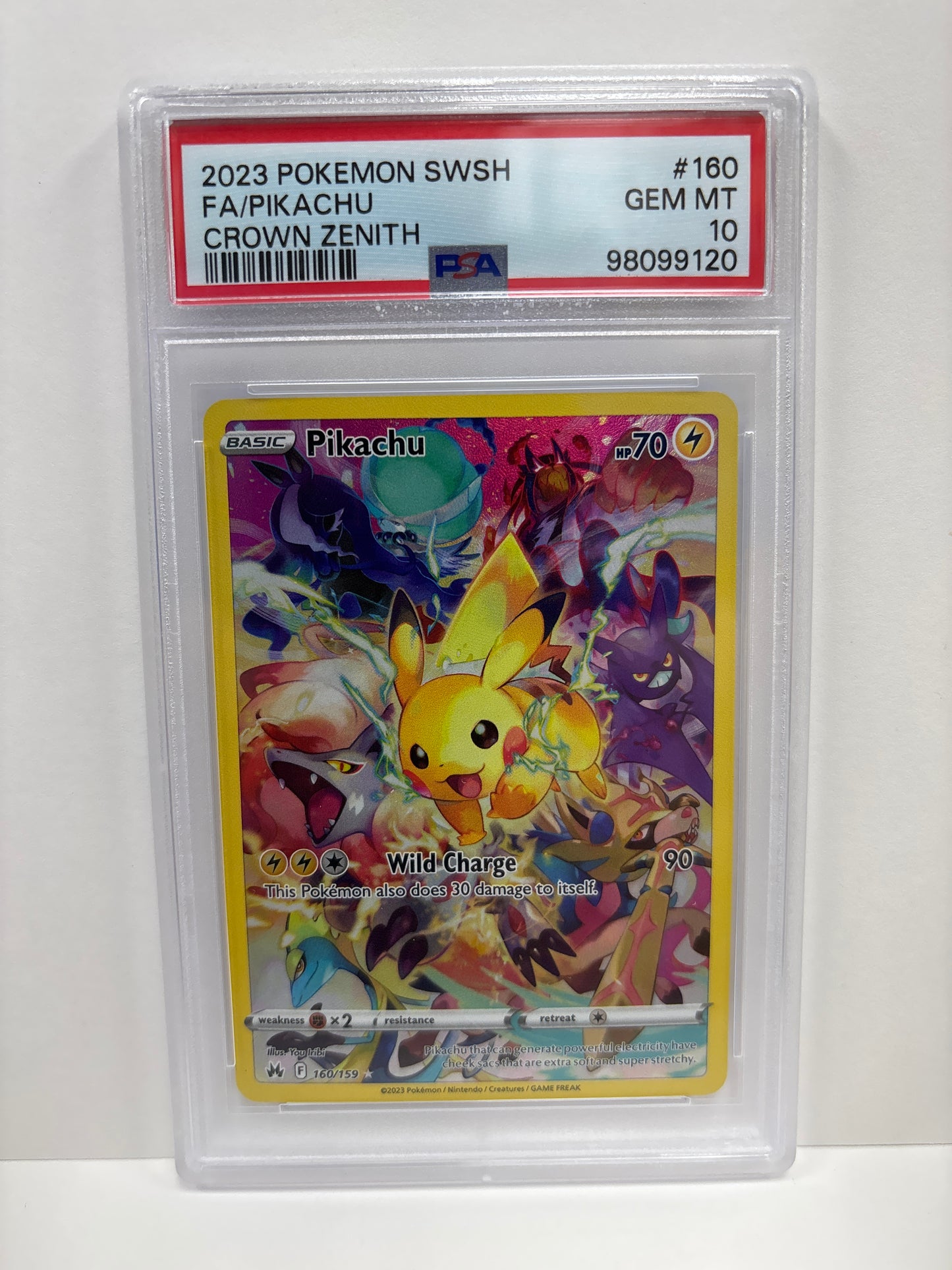 Pokemon Pikachu 160/159 PSA 10