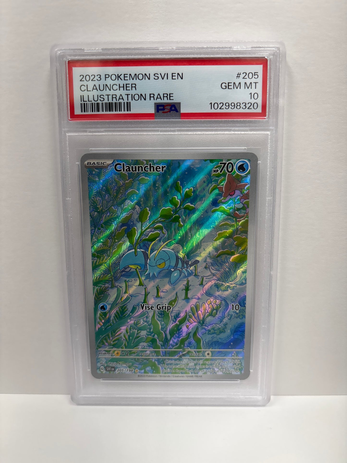 Pokemon Clauncher 205/198 PSA 10