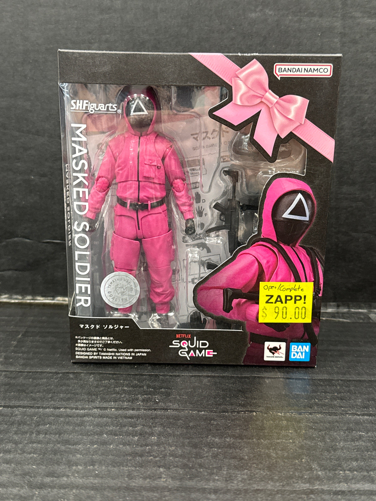 SH Figuarts Squid Game Masked Soldier (Open/Complete)