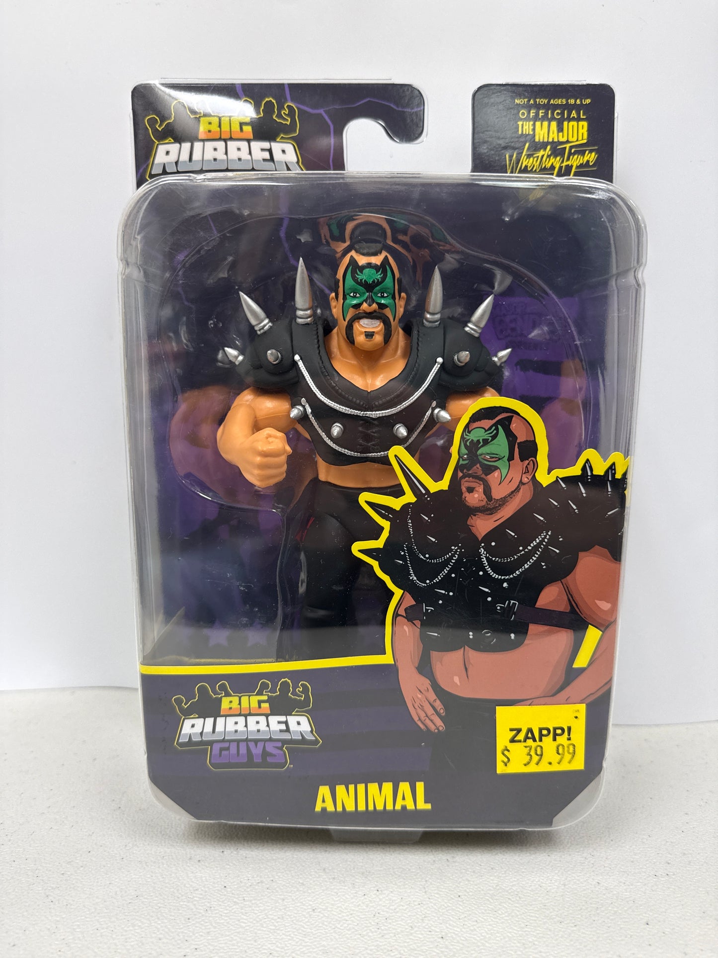 Major Wrestling Figure Podcast Big Rubber Guys Animal