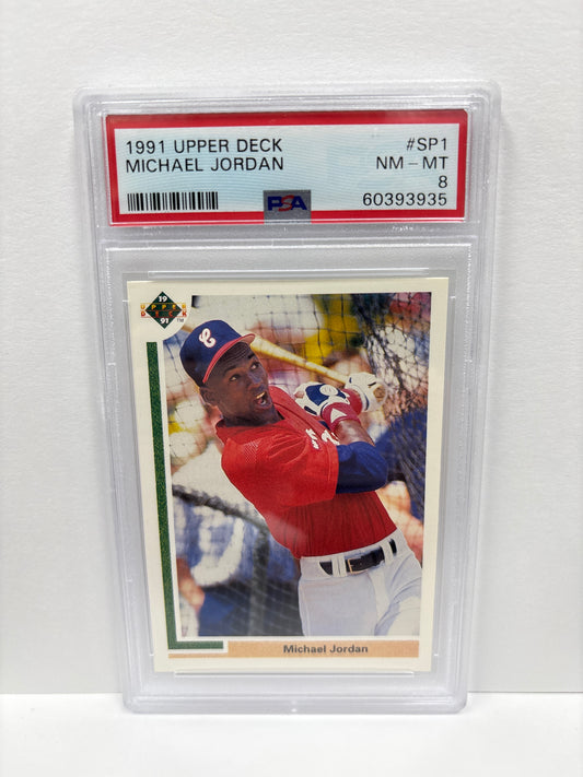 1991 Upper Deck Michael Jordan #SP1 PSA 8