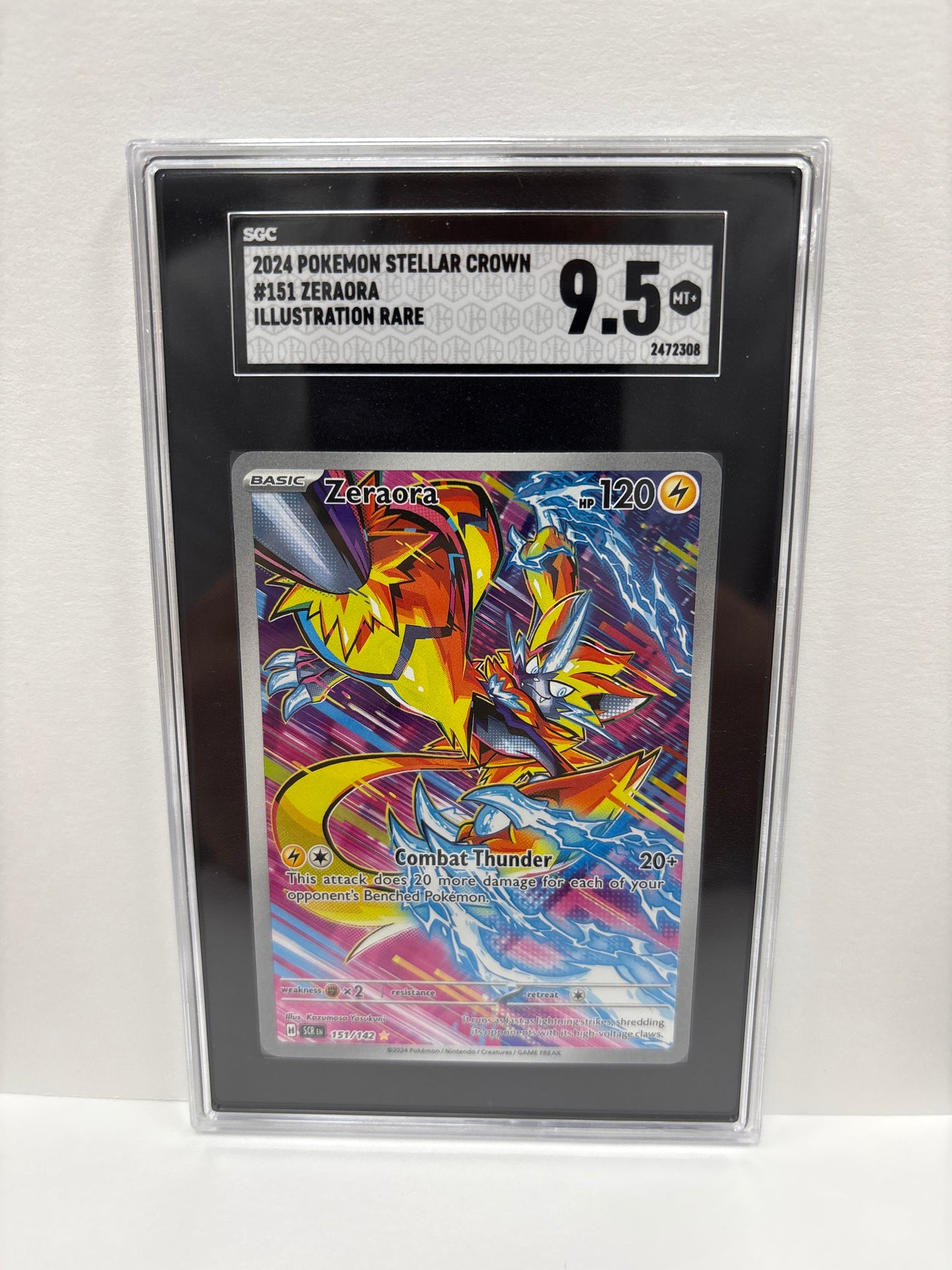 Pokemon Zeraora 151/142 SGC 9.5