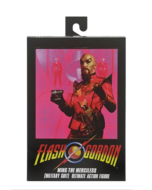 NECA Flash Gordon Ming the Merciless (Military Suit) Ultimate Action Figure