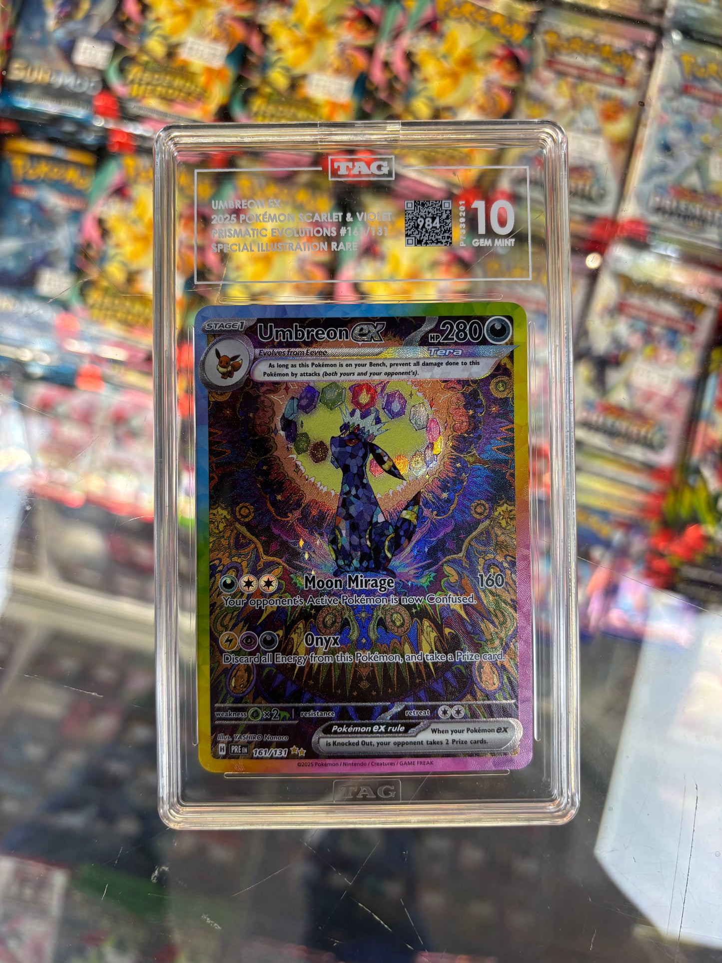 Pokemon Umbreon ex 161/131 TAG 10