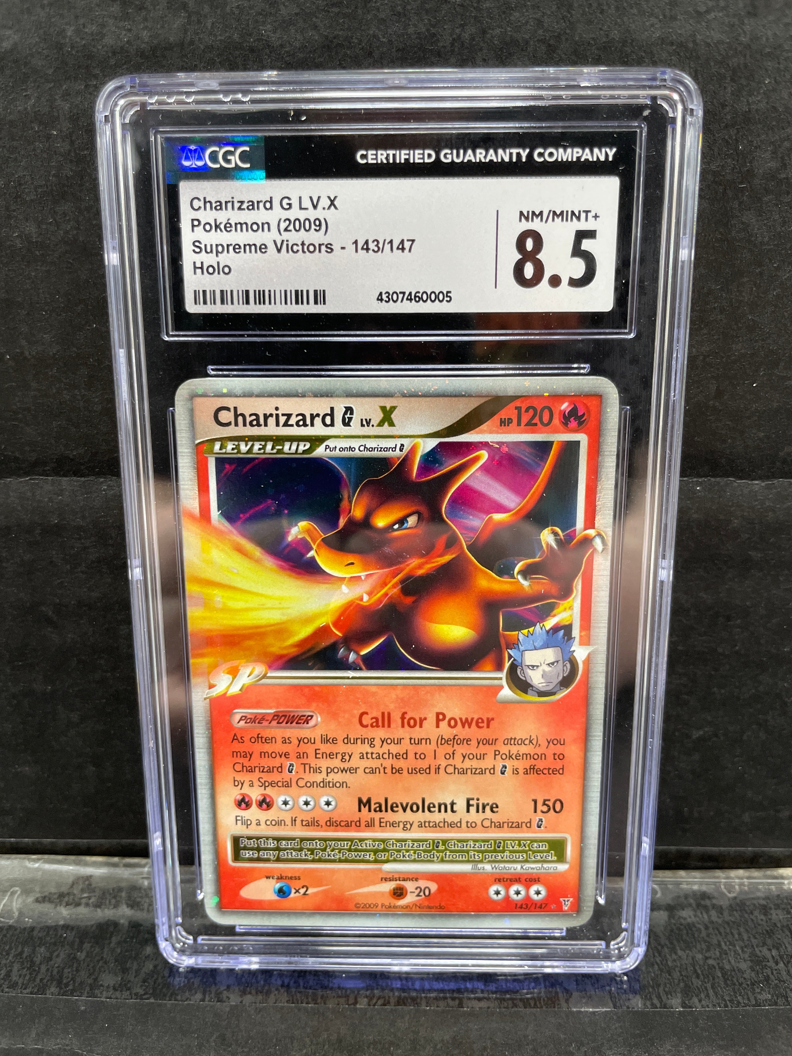 Pokemon Charizard G LV. X 143/147 Holo CGC 8.5 Zapp! Comics Pokemon Charizard G LV. X 143/147 Holo CGC 8.5 Zapp! Comics