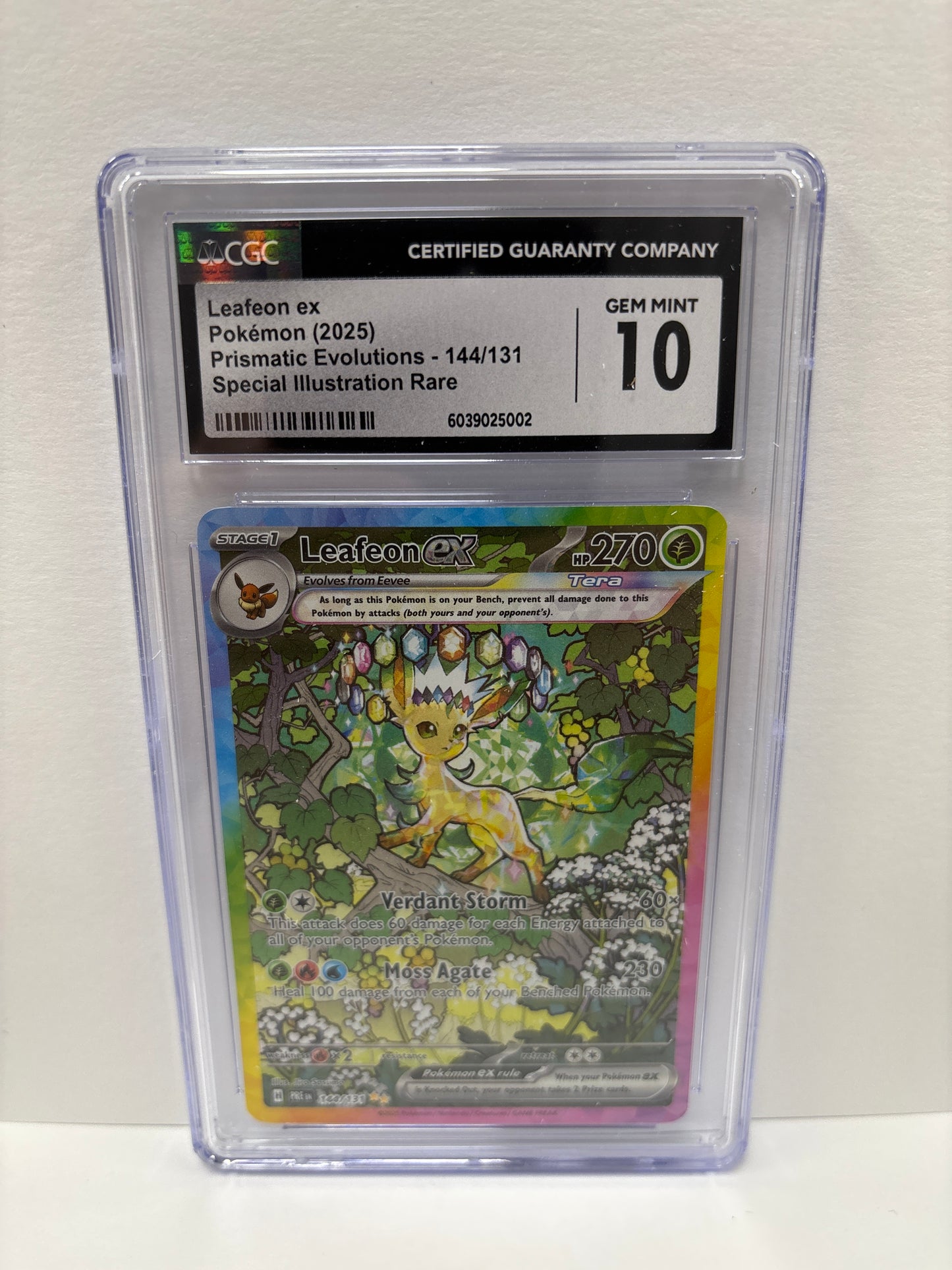 Pokemon Leafeon ex 144/131 CGC 10