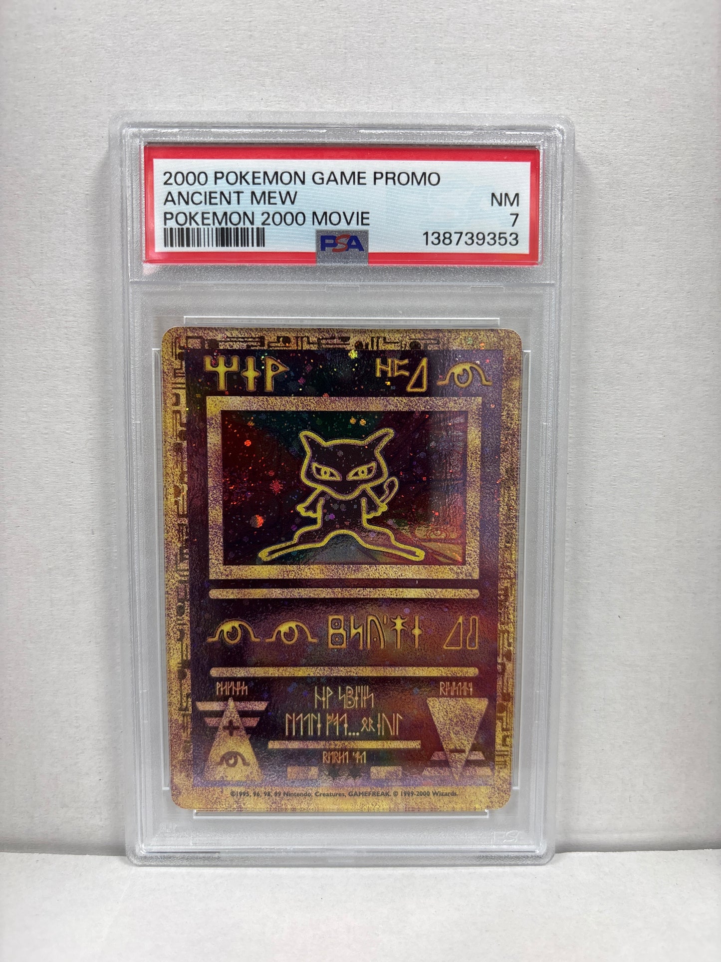 Pokemon Ancient Mew PROMO (2000) PSA 7