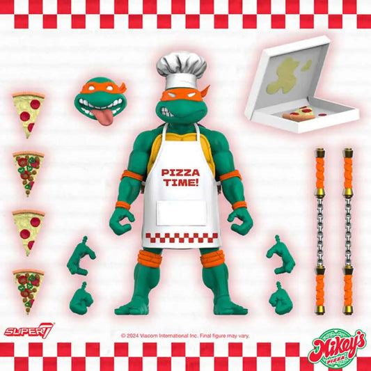 Super7 Ultimates! Teenage Mutant Ninja Turtles Mikey’s Pizza SDCC 2024
