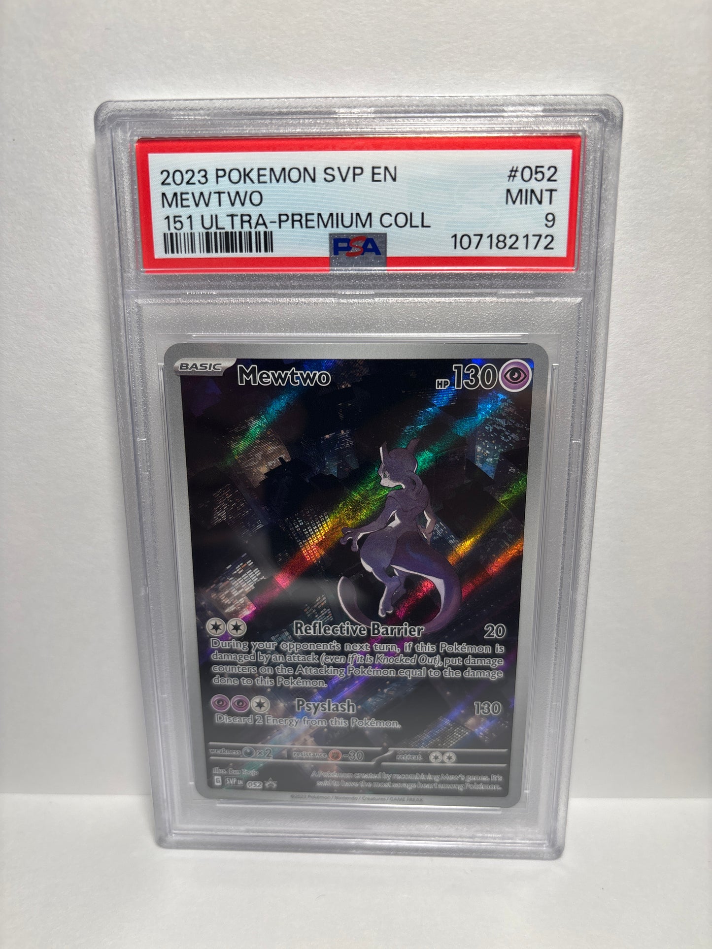 Pokemon Mewtwo 052 PSA 9