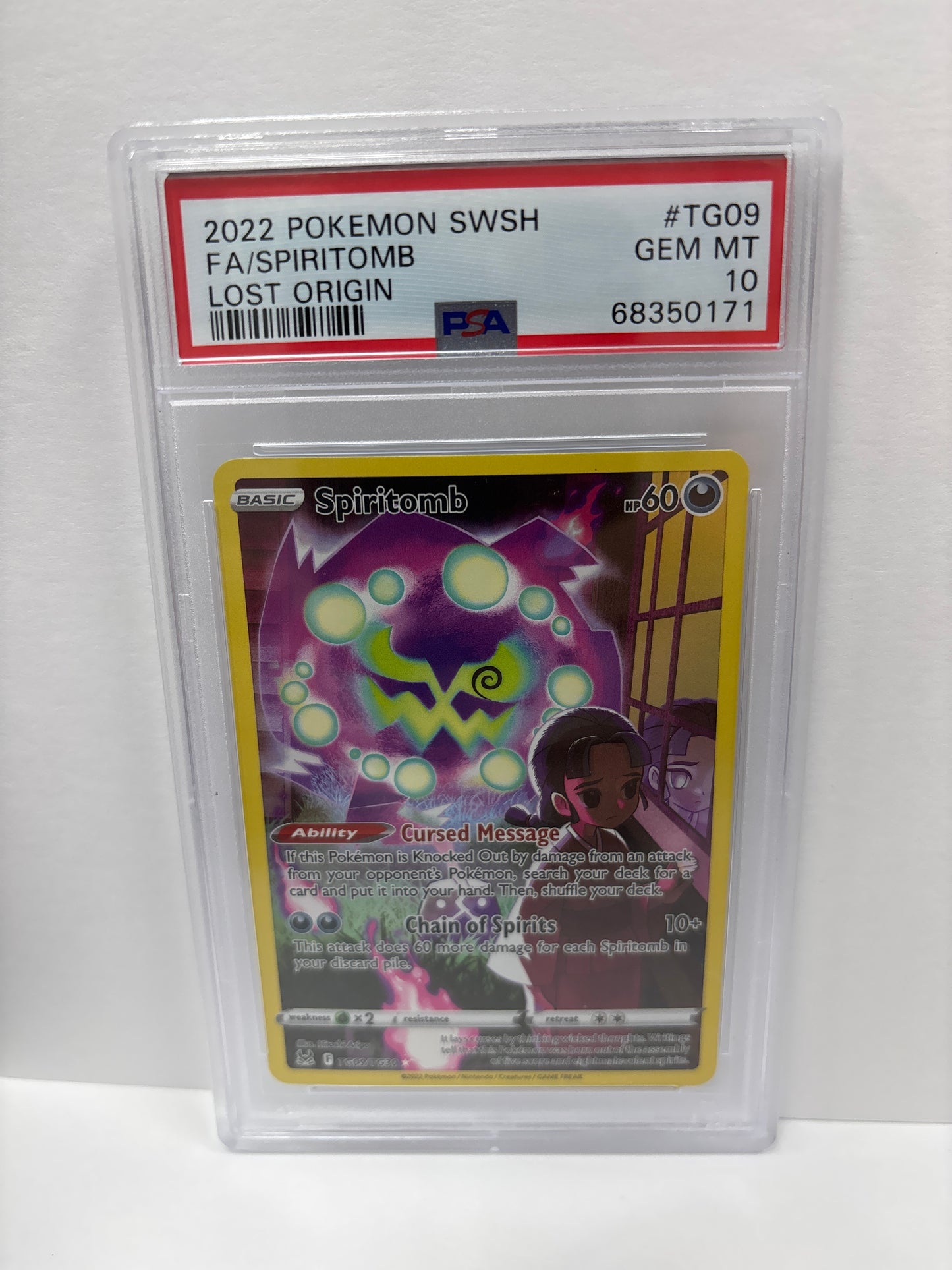 Pokemon Spiritomb TG09/TG30 PSA 10