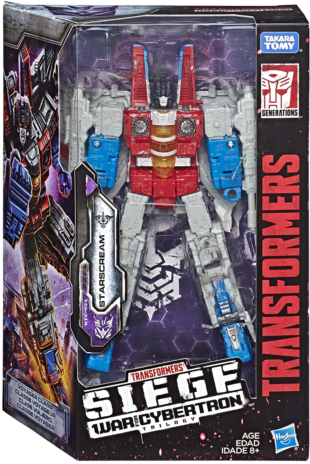 Transformers Siege War for Cybertron Trilogy Voyager Class Starscream