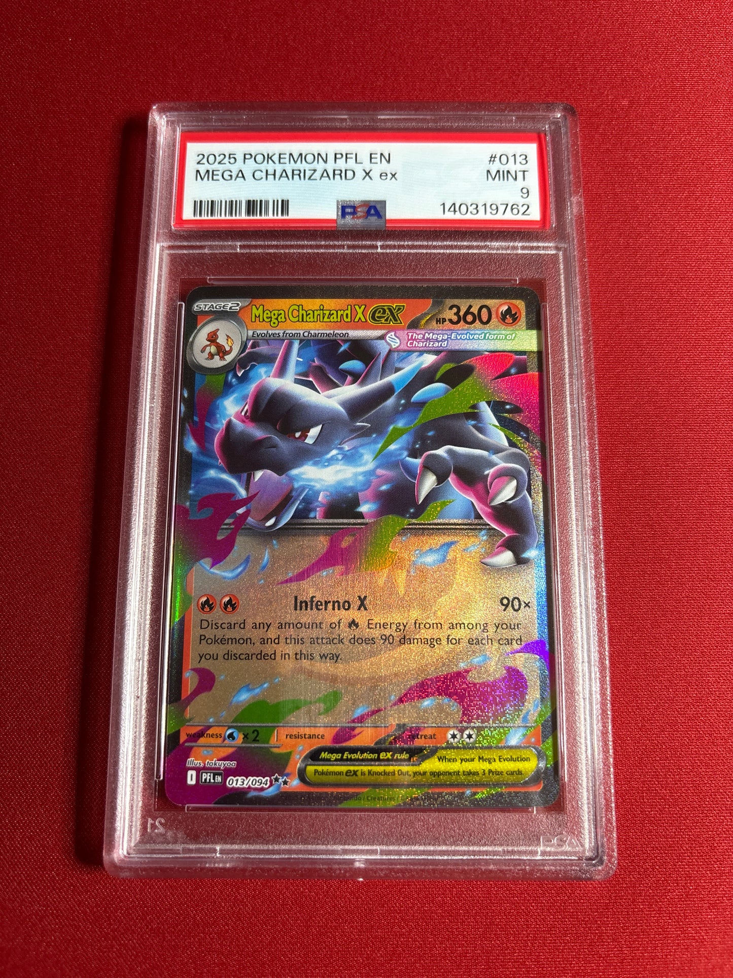 Pokemon Mega Charizard ex 013/094 PSA 9