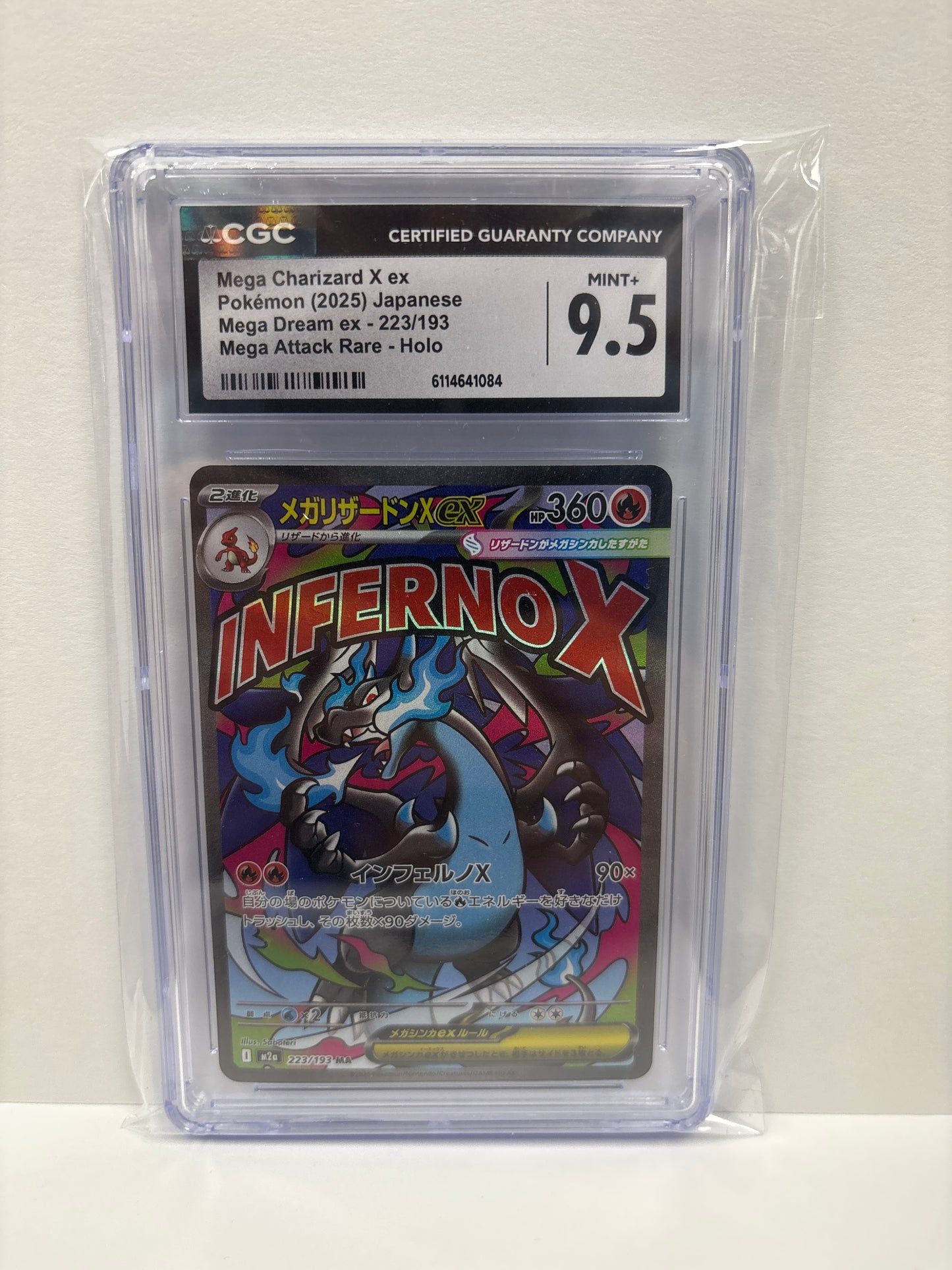 Pokemon Mega Charizard X ex 223/193 CGC 9.5