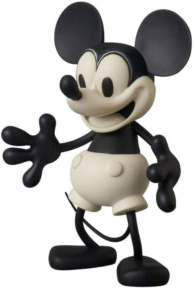 Disney Ultra Detail Figure Mickey Mouse Plane Crazy