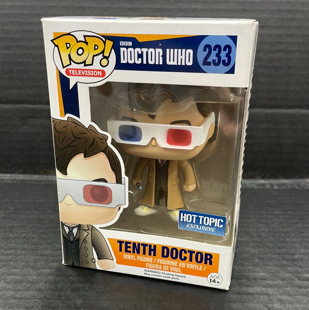 Funko Pop Doctor Who Tenth Doctor 233 Hot Topic Exclusive (Grade B)