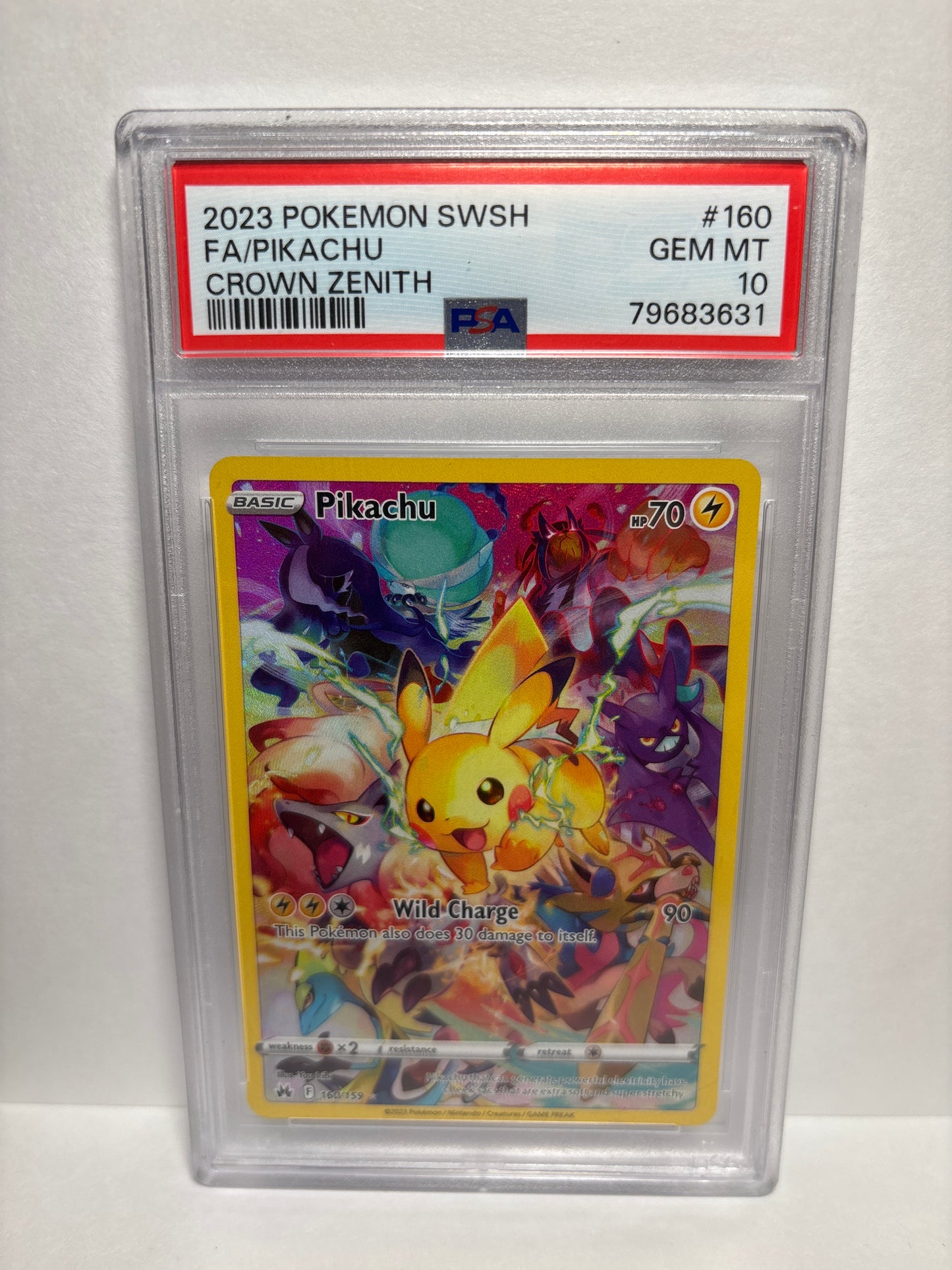 Pokemon Pikachu 160/159 PSA 10