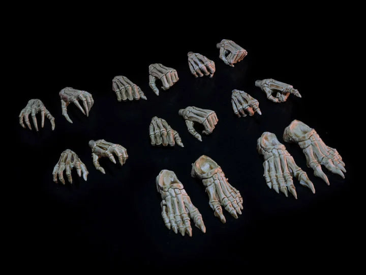Mythic Legions: Necronominus Skeletons of Necronominus Hands & Feet Pack