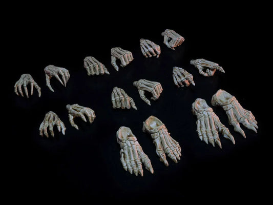 Mythic Legions: Necronominus Skeletons of Necronominus Hands & Feet Pack