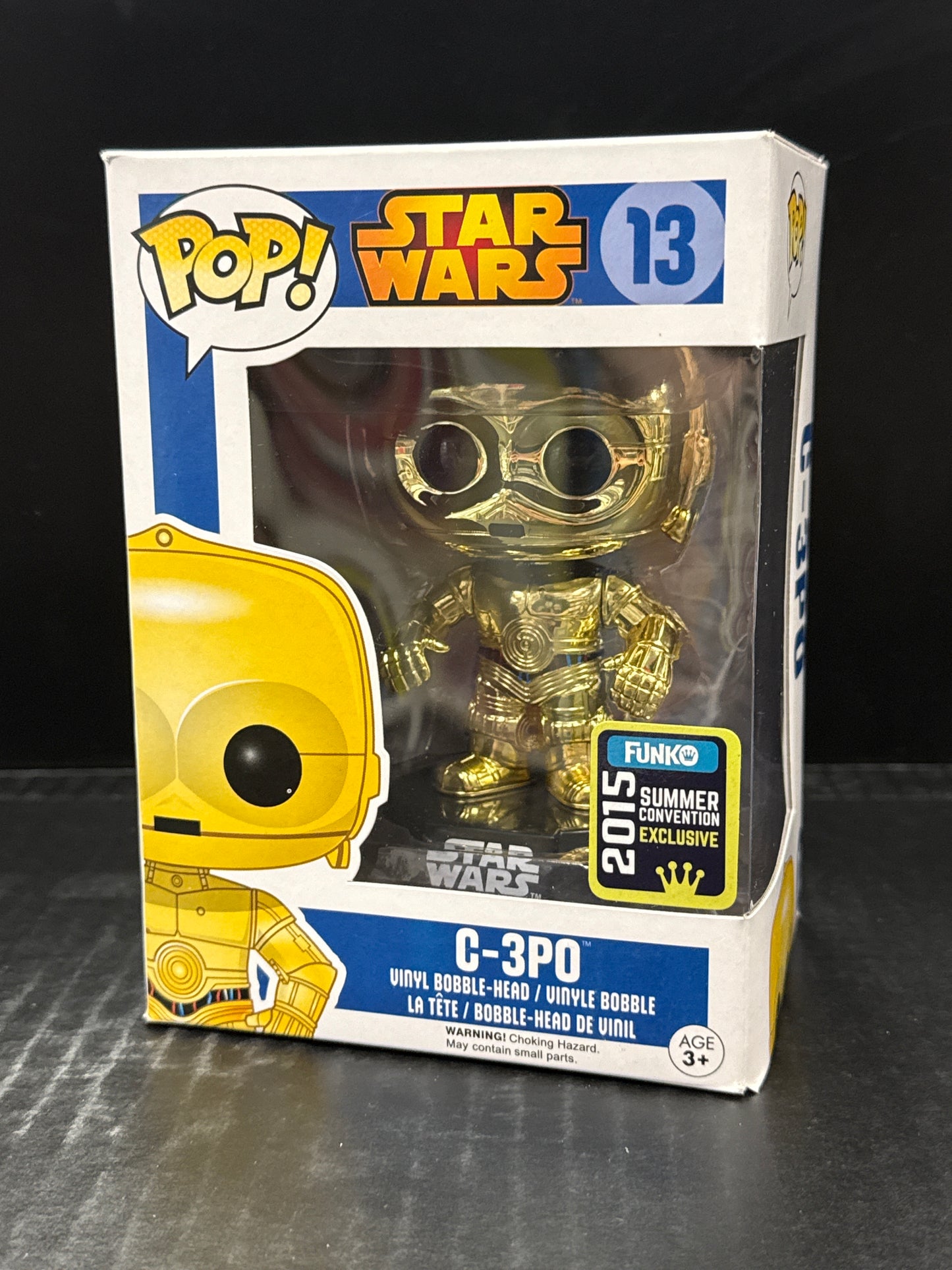 Funko Pop! Star Wars C-3PO 13 Summer 2015 Convention Exclusive (Grade B)