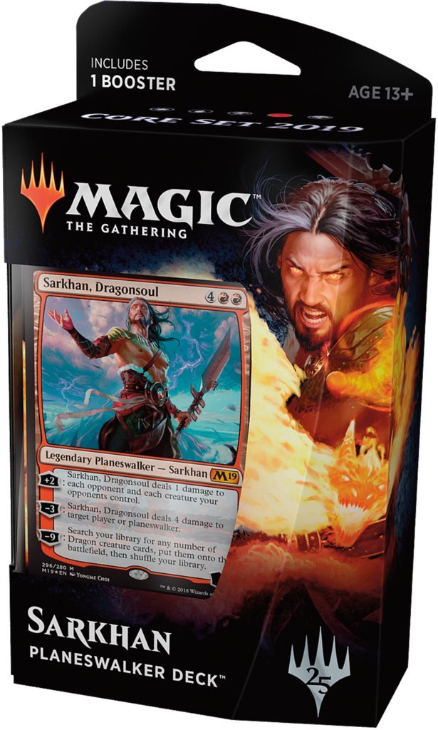 Magic the Gathering Core Set 2019 Sarkhan Planeswalker Deck