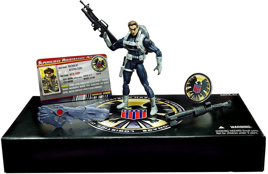 Marvel Universe 3.75" Nick Fury Exclusive Set 2009