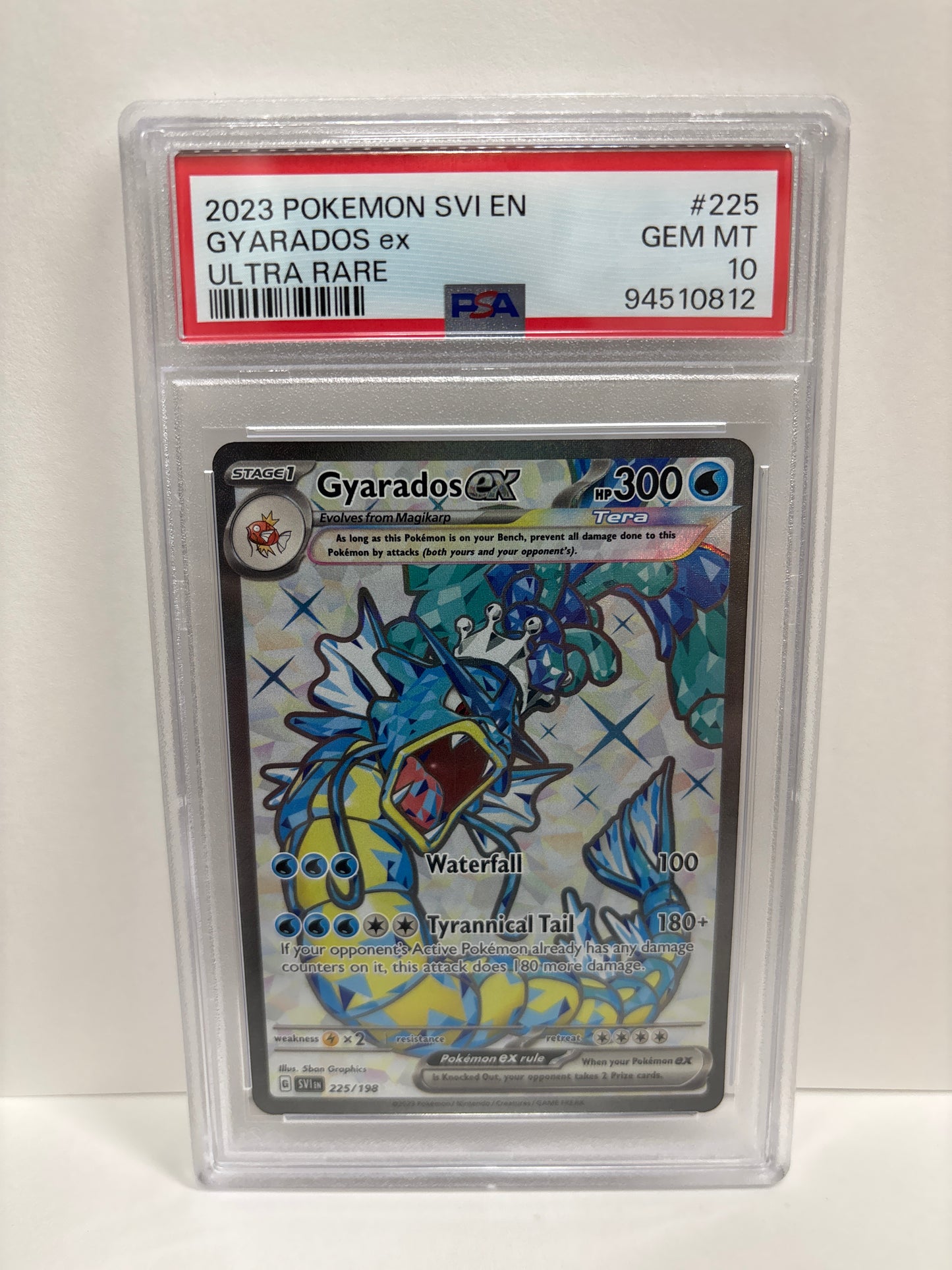 Pokemon Gyarados ex 225/198 PSA 10
