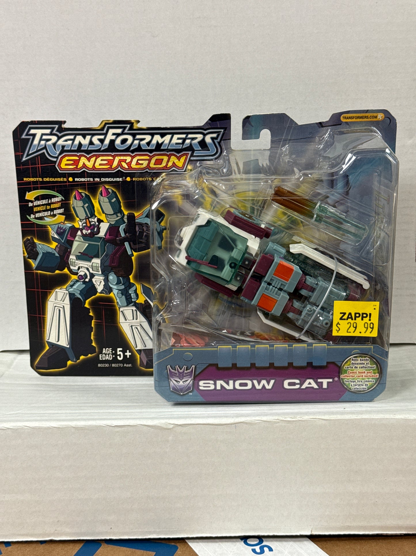 Transformers Energon Snow Cat