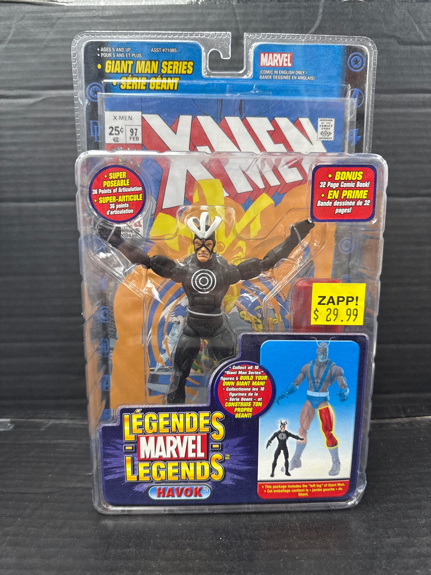Marvel Legends Giant Man Series Havok