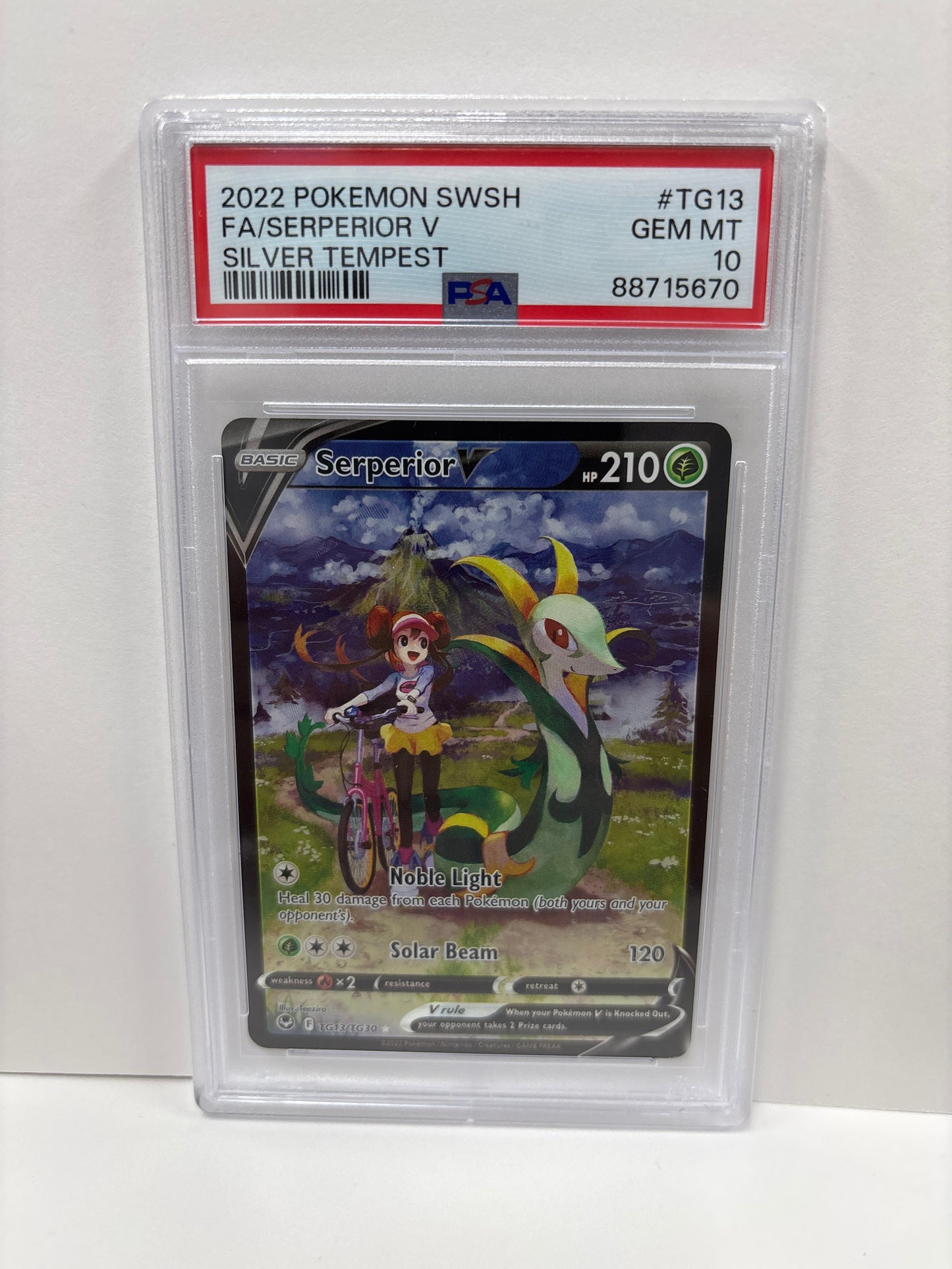 Pokemon Serperior V TG13/TG30 PSA 10