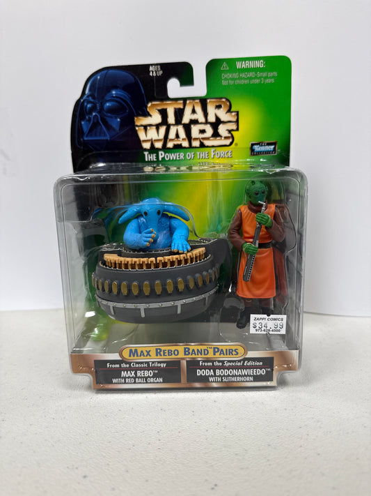 Star Wars Max Reno Band Pairs (Max Reno & Doda Bodonawieedo) Kenner Vintage Action Figure