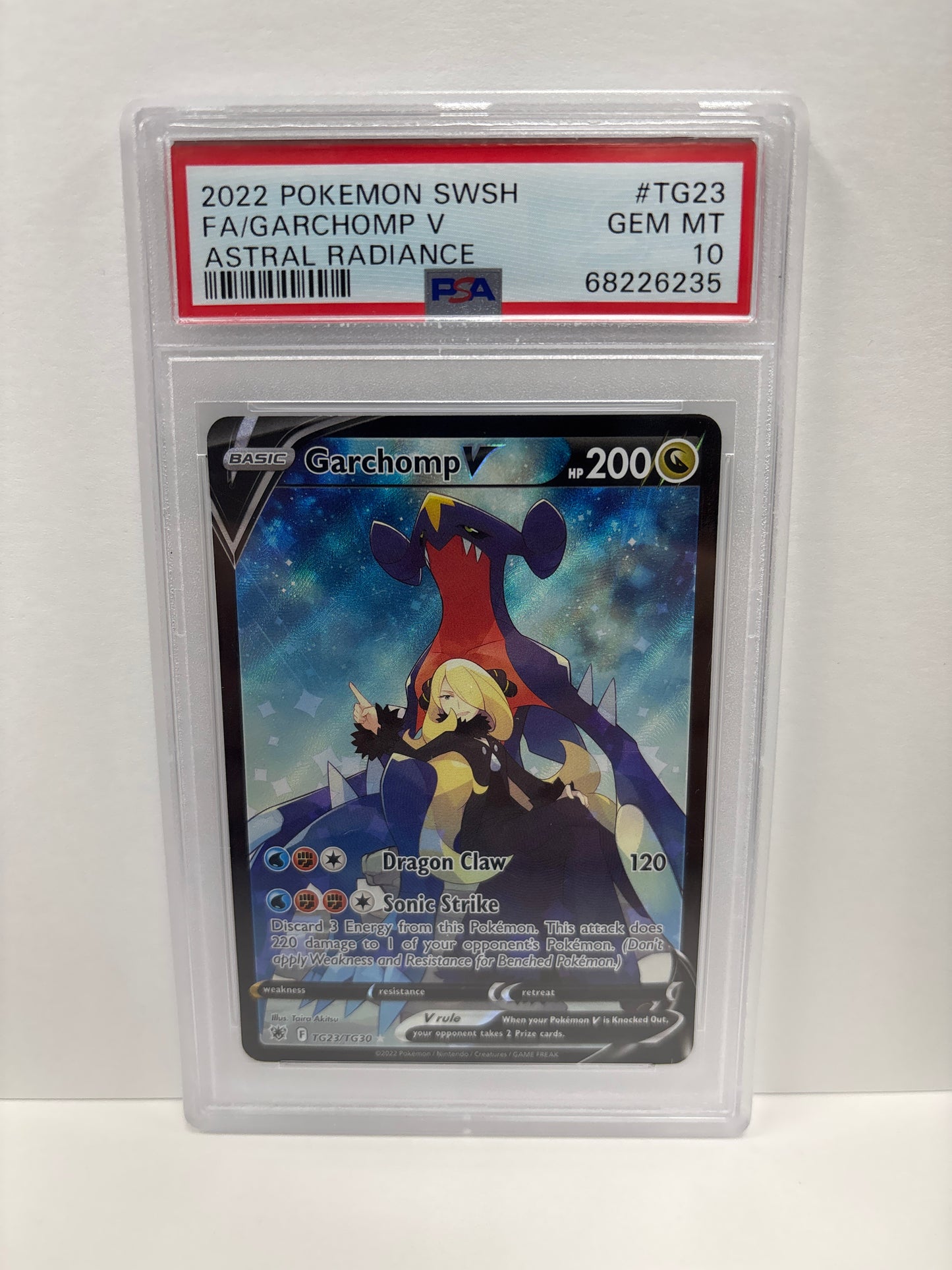 Pokemon Garchomp V TG23/TG30 PSA 10