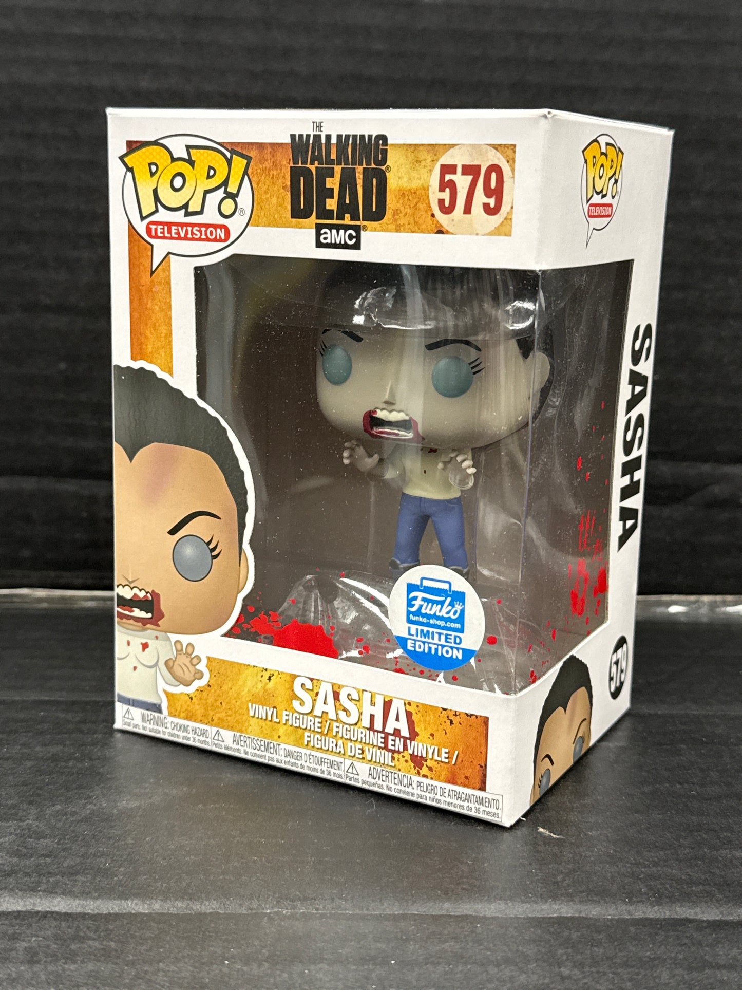 Funko Pop! Walking Dead Sasha 579 Funko Shop Exclusive (Grade A)