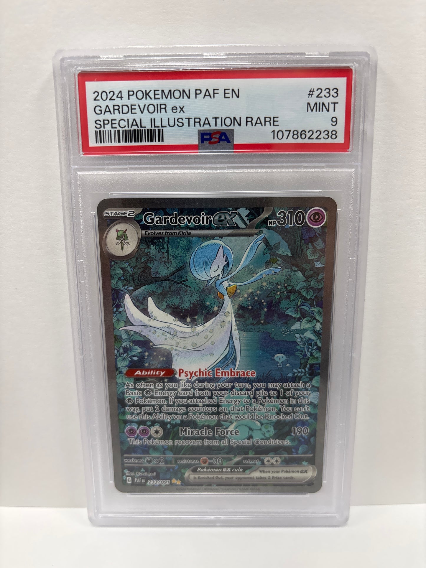 Pokemon Gardevoir ex 233/091 PSA 9