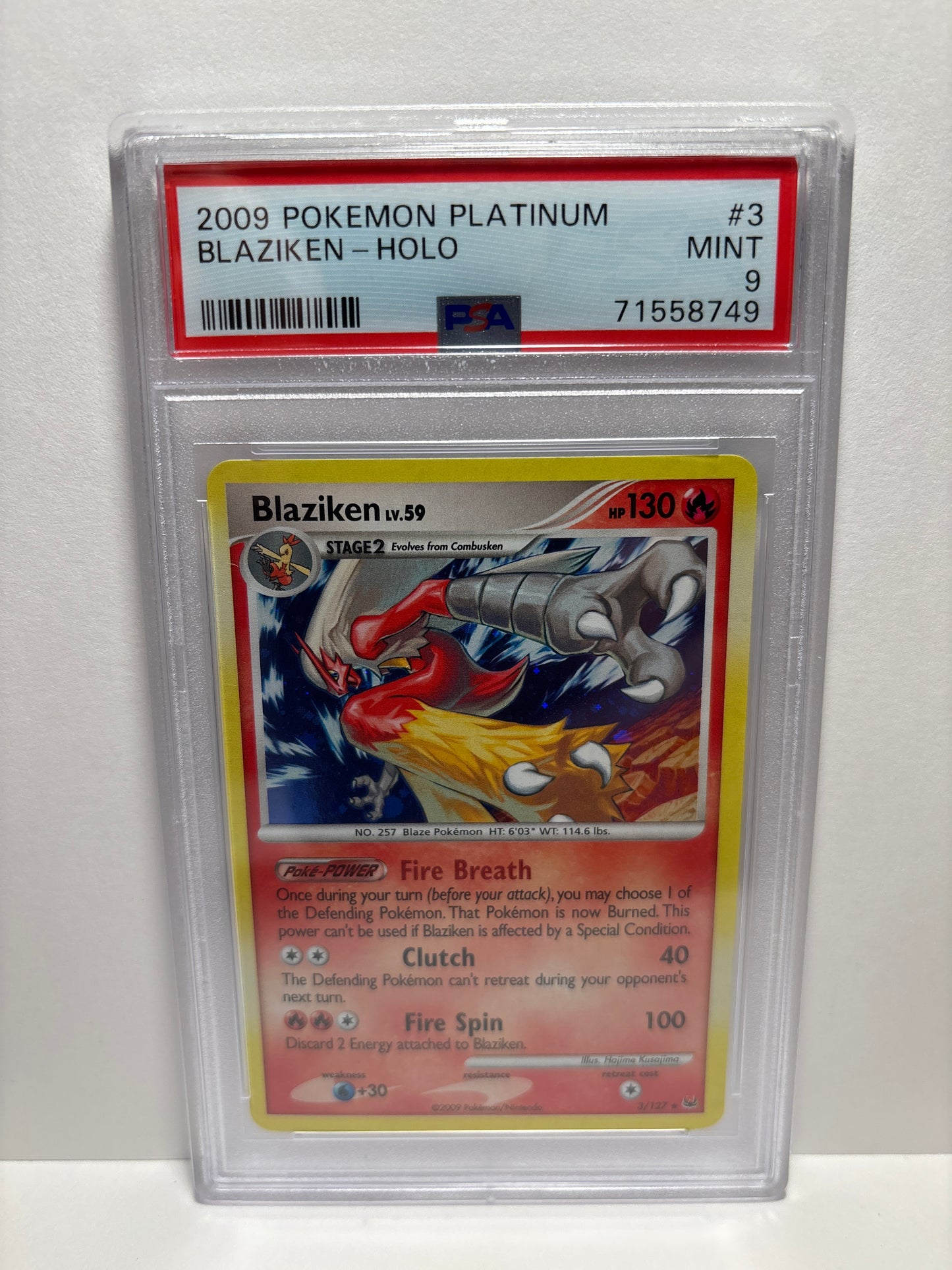 Pokemon Blaziken 3/127 PSA 9