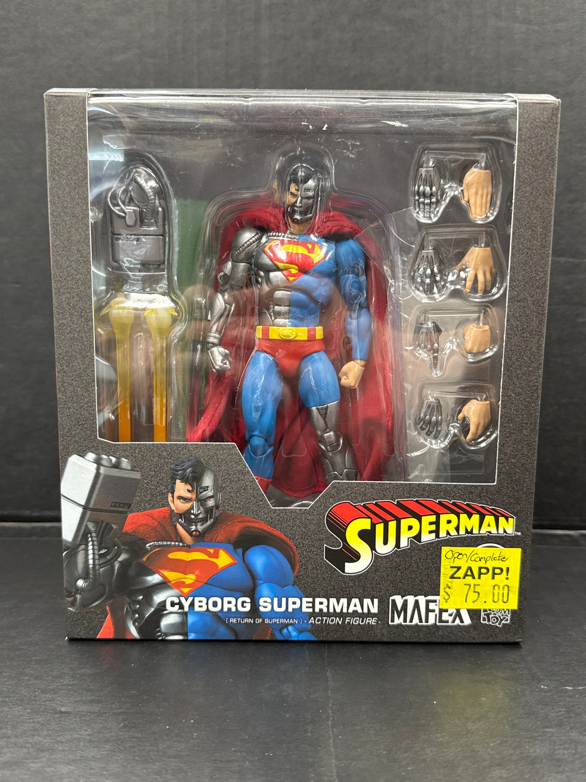 Medicom MAFEX Cyborg Superman (Return of Superman) (Open Box/Complete)