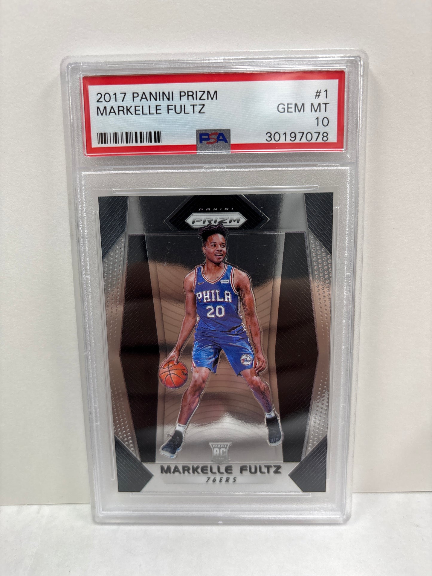 2017 Panini Prizm Markelle Fultz #1 PSA 10