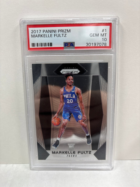 2017 Panini Prizm Markelle Fultz #1 PSA 10