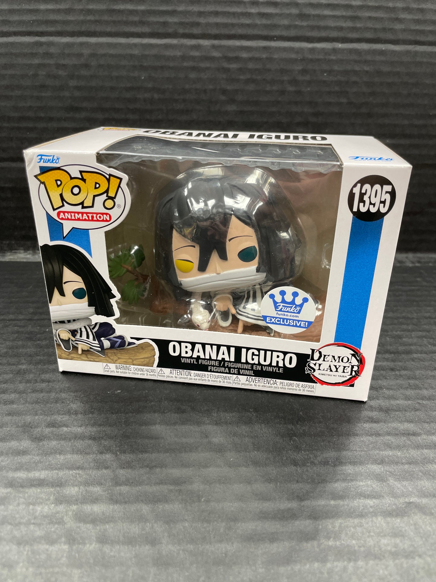 Funko Pop! Demon Slayer Obanai Iguro 1395 Funko Shop Exclusive (Grade B-)