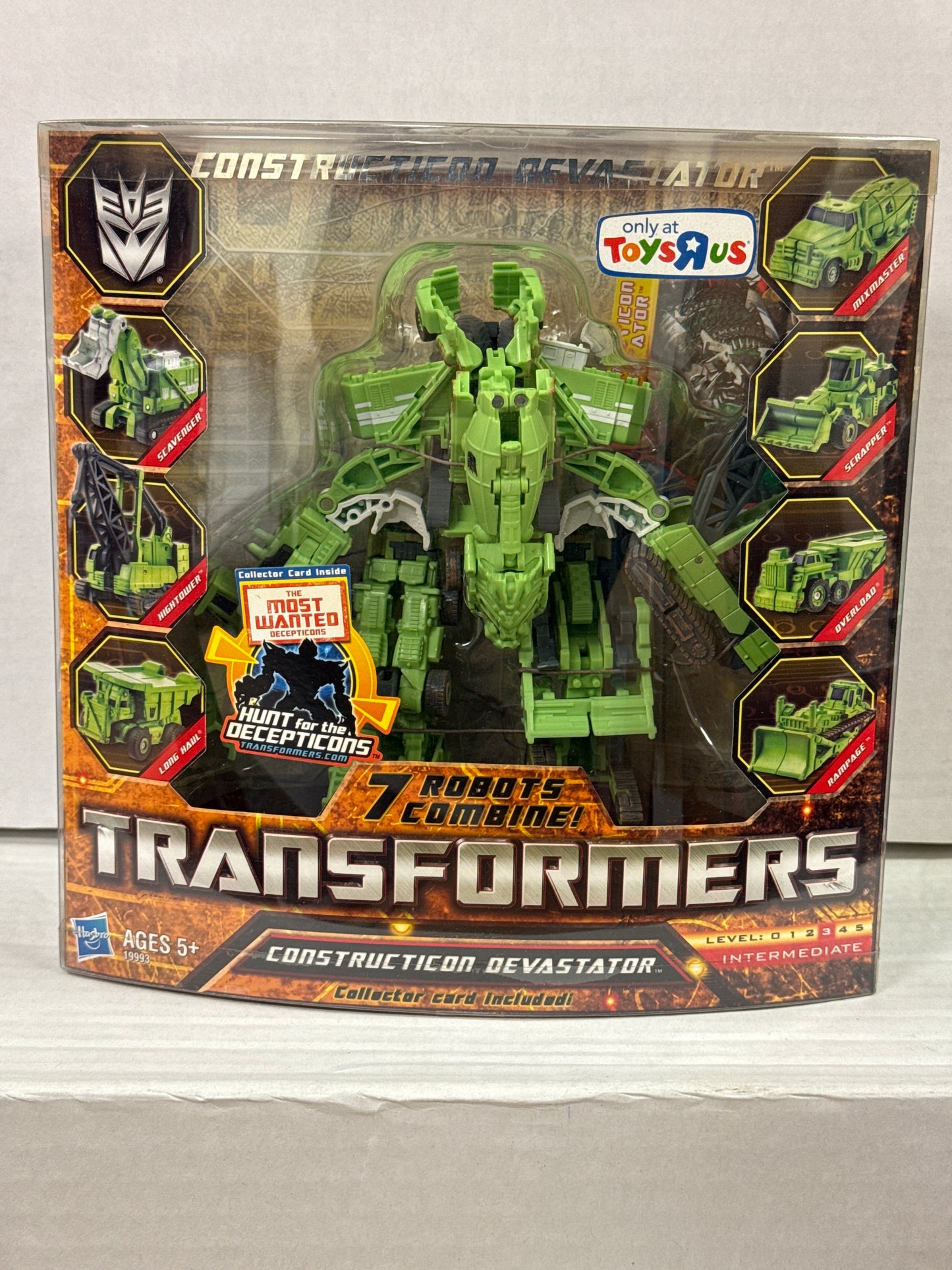 Transformers Constructicon Devastator Toys R Us Exclusive 2010 Green